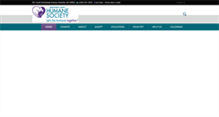 Desktop Screenshot of mchumane.org